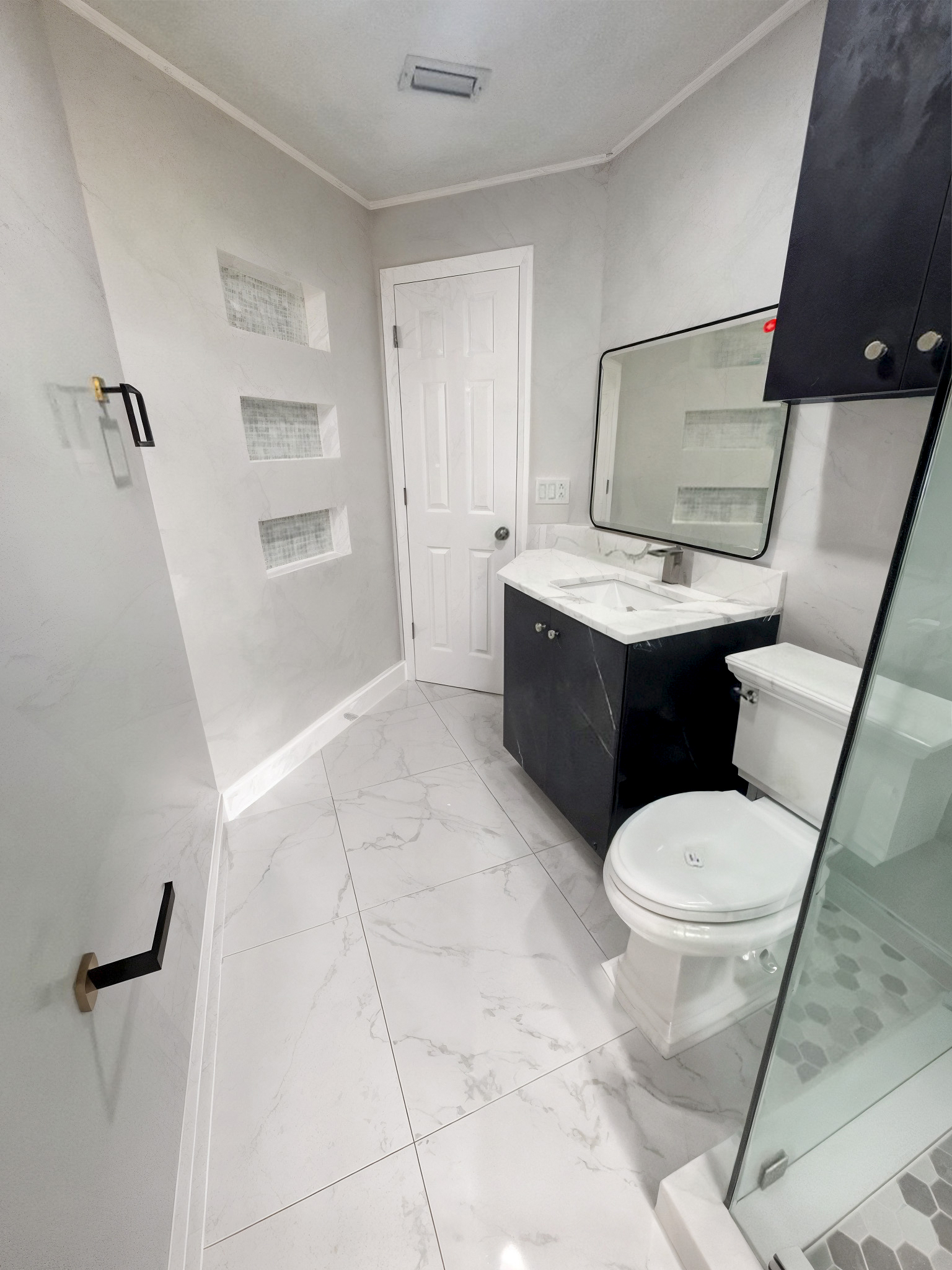 Medium bathroom remodel
